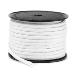 Cordão Trançado 100% Algodão Alvejado 6mm Ref 3038-A c/20m São José Cordão Trançado 100% Algodão Alvejado 6mm Ref 3038-A c/20m São José