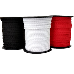 Cordão Trançado 4mm 100% Poliéster Ref P-18 com 50 Metros Cordex Cordão Trançado 4mm 100% Poliéster Ref P-18 com 50 Metros Cordex