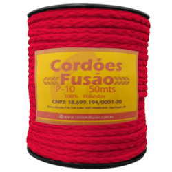 CORDÃO TRANÇADO FUSÃO P-10 5MM COM 50 METROS CORDÃO TRANÇADO FUSÃO P-10 5MM COM 50 METROS