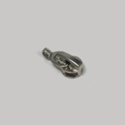Cursor Para Zíper de Nylon Grosso - Niquelado - Número 5 - 1un - VMH Cursor Para Zíper de Nylon Grosso - Niquelado - Número 5 - 1un - VMH