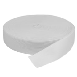 ELASTICO CROCHET STILUS 30MM BRANCO COM 25 METROS ELASTICO CROCHET STILUS 30MM BRANCO COM 25 METROS