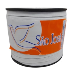 Elástico de Embutir Colombe 14 Branco 9mm c/100m São José Elástico de Embutir Colombe 14 Branco 9mm c/100m São José