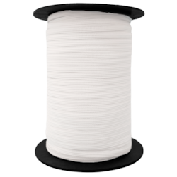 Elástico de Embutir Estrela Lord 4,5mm Branco Com 100 Metros Elástico de Embutir Estrela Lord 4,5mm Branco Com 100 Metros