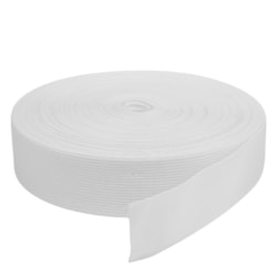 Elástico de Embutir - Jaraguá 35 - Branco (Cru) 34mm - 25 metros - Zanotti Elástico de Embutir - Jaraguá 35 - Branco (Cru) 34mm - 25 metros - Zanotti