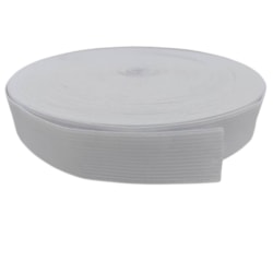 Elástico de Embutir - Moleton 30 - Branco (Cru) 29mm - 25 metros - Zanotti Elástico de Embutir - Moleton 30 - Branco (Cru) 29mm - 25 metros - Zanotti