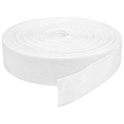 Elástico de Embutir Oeste 40mm Branco Com 25 Metros Elástico de Embutir Oeste 40mm Branco Com 25 Metros