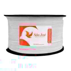 Elástico Roliço Colombe 2,8mm Ref R.15 Branco Com 100 Metros São José Elástico Roliço Colombe 2,8mm Ref R.15 Branco Com 100 Metros São José