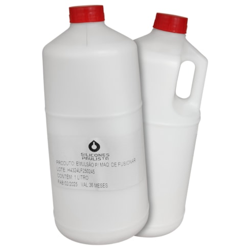 Emulsão de Silicone Para Máquina de Fusionar 1 Litro Silicones Paulista