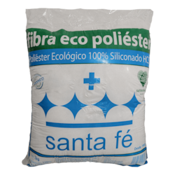 Enchimento Para Almofada Fibra Eco Poliéster HCS 1Kg Santa Fé Enchimento Para Almofada Fibra Eco Poliéster HCS 1Kg Santa Fé