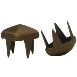 Enfeite Grampo Pirâmide c/Garra 07/7 Latão Ouro Velho c/1000Un Eberle Enfeite Grampo Pirâmide c/Garra 07/7 Latão Ouro Velho c/1000Un Eberle