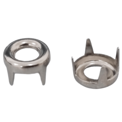 Enfeite Grampo Vazado C/garra 07/45 Latão 7mm Niquel C/1000 Eberle Enfeite Grampo Vazado C/garra 07/45 Latão 7mm Niquel C/1000 Eberle