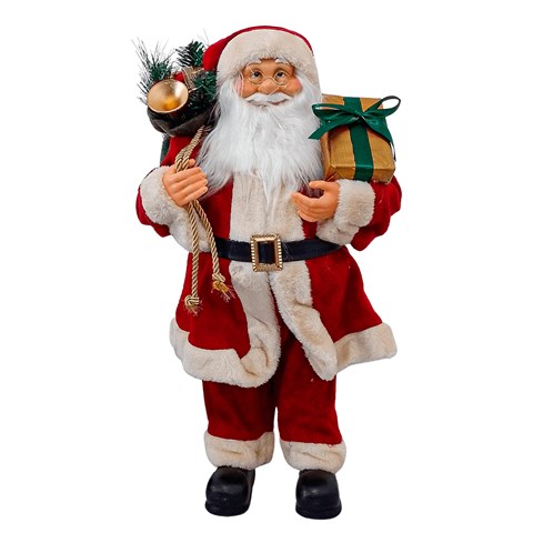 Enfeite Papai Noel Presentes 60cm Para decoração