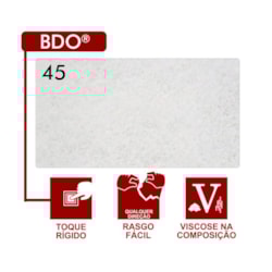 Entretela Para Bordado Sem Cola - BDO 45 - Gramatura 30 - Branca - 100 metros - Fiorella Entretela Para Bordado Sem Cola - BDO 45 - Gramatura 30 - Branca - 100 metros - Fiorella