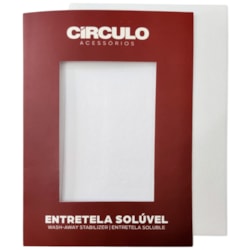 Entretela Solúvel 21 x 29,7cm Unidade Círculo