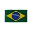 Etiqueta Bordada 22051 Bandeira do Brasil c/ 5cm x 9cm c/10un Najar