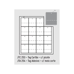 Etiqueta de Composição Jet Tag JTC 253 63mmx45mm Com 100 Folhas Singularis