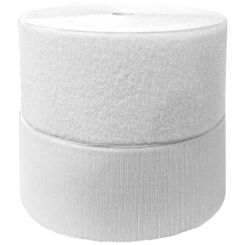 Fecho de Contato 100mm Com 25 Metros Branco BNY