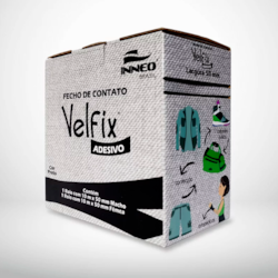 Fecho de Contato Velfix Adesivo 50mm c/10 Metros Neoprene Preto Fecho de Contato Velfix Adesivo 50mm c/10 Metros Neoprene Preto