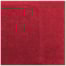 Feltro Colorido Liso 50cm x 140cm  Vermelho Noel Feltycril Santa Fé