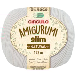 Fio Amigurumi Slim 100% Algodão Com 178 Metros Círculo Fio Amigurumi Slim 100% Algodão Com 178 Metros Círculo