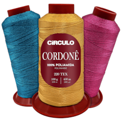 Fio Cordonê 100gr com 450 Metros Círculo Fio Cordonê 100gr com 450 Metros Círculo
