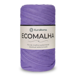 Fio de Malha Ecomalha Liso Euroroma Tons de Violeta Com 80 Metros Fio de Malha Ecomalha Liso Euroroma Tons de Violeta Com 80 Metros