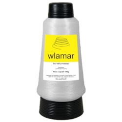 Fio de Poliéster Branco com 100gr Wlamar Fio de Poliéster Branco com 100gr Wlamar