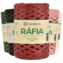 Fio de Ráfia Plano Com 100 Metros Tex 500 Euroroma