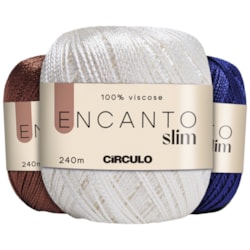Fio Encanto Slim 100% Viscose 100g Com 240 Metros Círculo