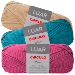 Fio Luar 100Gr Com 155 Metros Círculo Fio Luar 100Gr Com 155 Metros Círculo