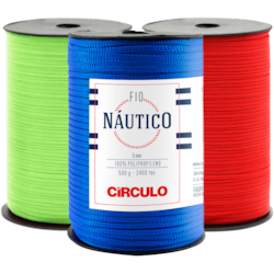 Fio Náutico 5mm c/ 208 metros Círculo Fio Náutico 5mm c/ 208 metros Círculo