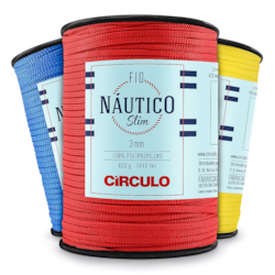 Fio Náutico Slim 3mm Com 278 Metros Círculo Fio Náutico Slim 3mm Com 278 Metros Círculo