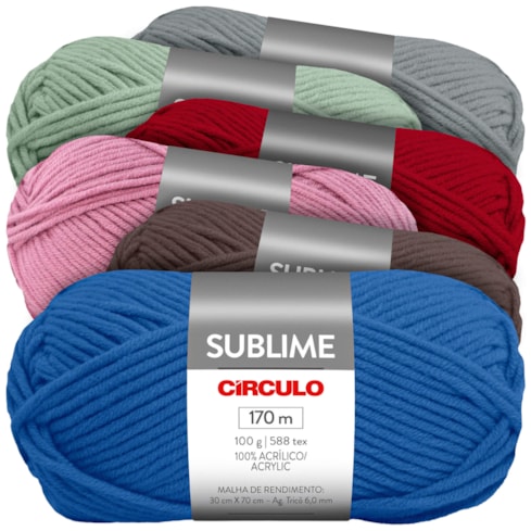 Fio Sublime 100g Com 170 Metros Círculo