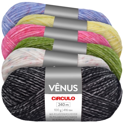 Fio Vênus 100g Com 240 Metros Círculo