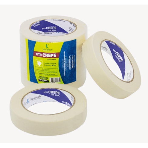 Fita Crepe 24mm x 45m Koretech Unidade
