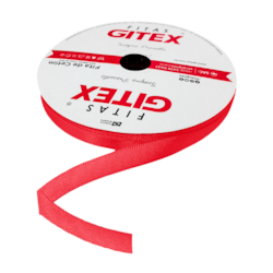 FITA DE CETIM 15MM 100% POLIÉSTER Nº3 COM 50 METROS GITEX FITA DE CETIM 15MM 100% POLIÉSTER Nº3 COM 50 METROS GITEX