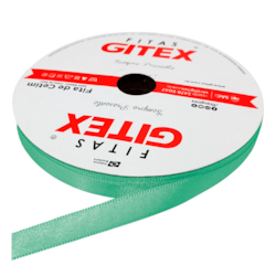 FITA DE CETIM 15MM 100% POLIÉSTER Nº3 COM 50 METROS GITEX FITA DE CETIM 15MM 100% POLIÉSTER Nº3 COM 50 METROS GITEX