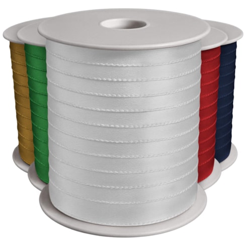 Fita de Cetim 4mm 100% Poliéster N° 0 com 100 Metros Trader
