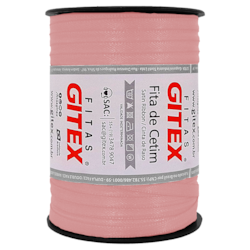 Fita de Cetim 7mm 100% Poliéster Nº 01 com 100 Metros Gitex