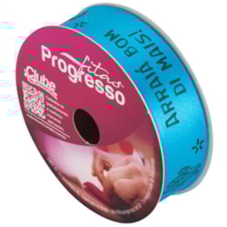 Fita de Cetim Festa Junina 22mm ECF 005D Com 10 Metros Progresso Fita de Cetim Festa Junina 22mm ECF 005D Com 10 Metros Progresso