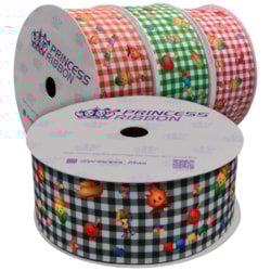 Fita de Cetim Festa junina 38mm Com 10 Metros Princess