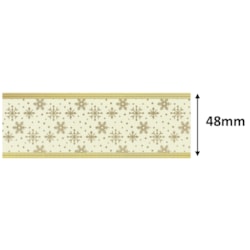 Fita de Cetim Natalina 48mm Com 10 Metros Ref.1010/12 Gitex Fita de Cetim Natalina 48mm Com 10 Metros Ref.1010/12 Gitex