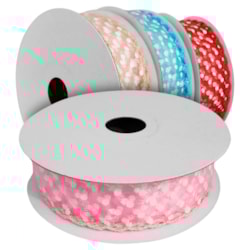 Fita de Organza Decorativa 25mm Com 10 Jardas FTD28 Newz Fita de Organza Decorativa 25mm Com 10 Jardas FTD28 Newz