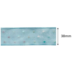 Fita de Organza Decorativa 38mm com 10 Jardas FTD22 Newz Fita de Organza Decorativa 38mm com 10 Jardas FTD22 Newz