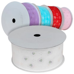 Fita de Organza Decorativa 38mm com 10 Jardas FTD22 Newz Fita de Organza Decorativa 38mm com 10 Jardas FTD22 Newz