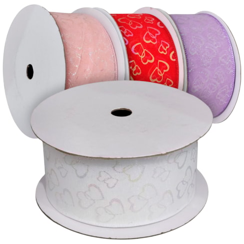 Fita de Organza Decorativa 38mm Com 10 Jardas FTD32 Newz