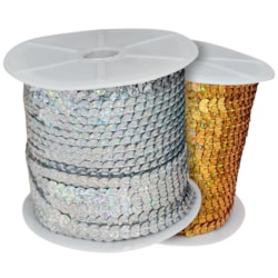 Fita de Paetê Carnaval 6mm Com 91 Metros Ref 152279 Sanding