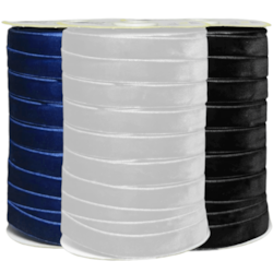 Fita de Veludo 22mm 100% Poliamida com 50 Metros BZ Fita de Veludo 22mm 100% Poliamida com 50 Metros BZ