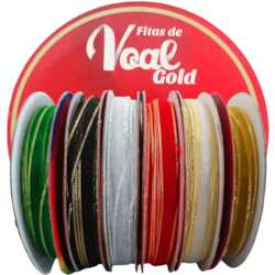 Fita de Voal 6,5mm Com Ourela 100% Poliamida c/10 Metros Círculo Fita de Voal 6,5mm Com Ourela 100% Poliamida c/10 Metros Círculo