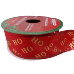 Fita Decorativa Natalina Hoho Dourada 38mm c/10 Metros Círculo Fita Decorativa Natalina Hoho Dourada 38mm c/10 Metros Círculo